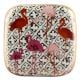 Pink and Gold Flamingo Square Ceramic Dresser Knob